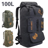 100L Hiking Camping Backpack